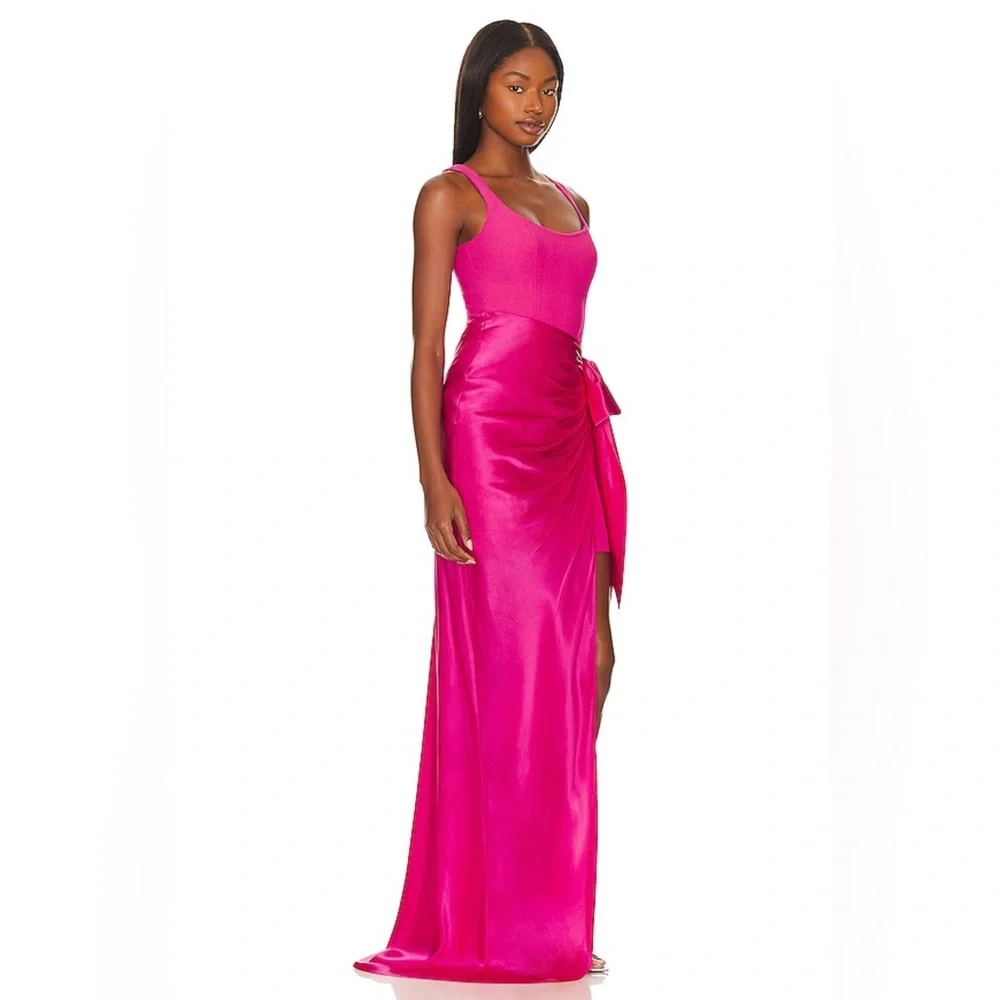 Cinq a Sept Marian Gown in Pink Dahlia NWT - Picture 8 of 17